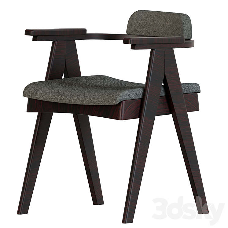 Olav chair 3DS Max Model - thumbnail 2