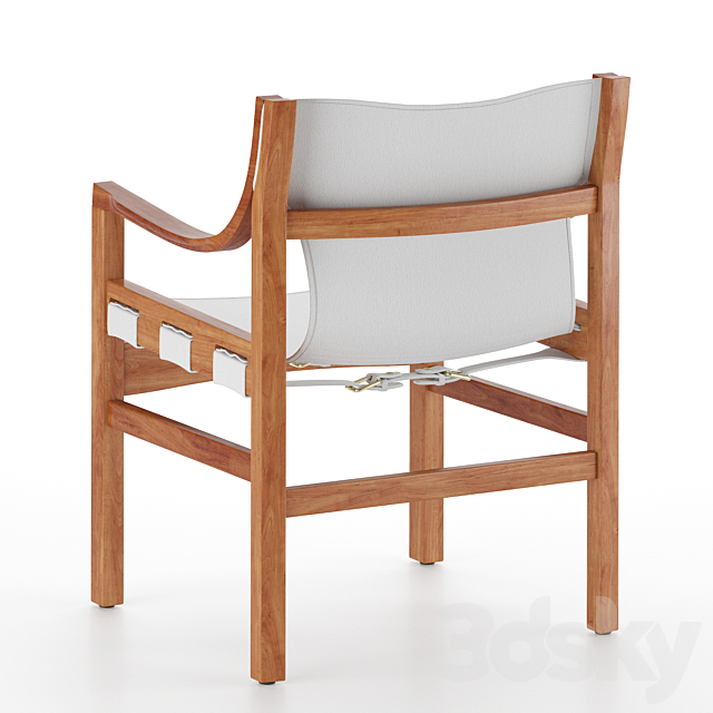 Old armchair 3DS Max Model - thumbnail 3