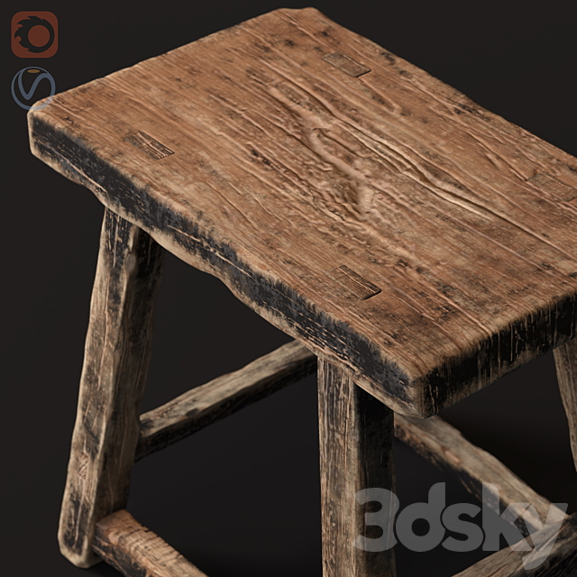 Old wooden 3DSMax File - thumbnail 2