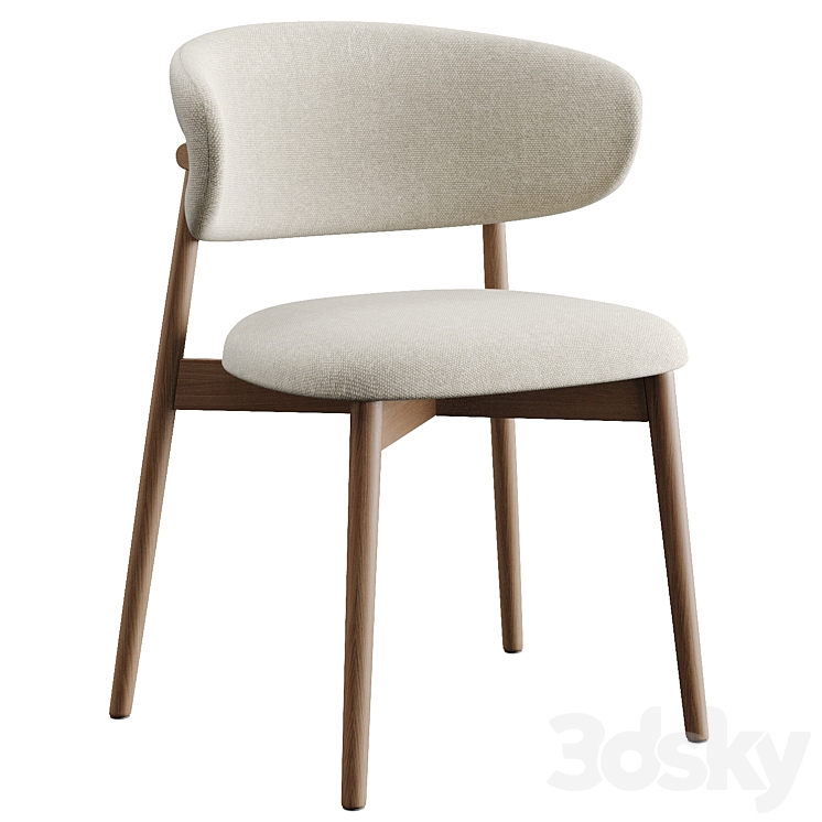 Oleandro Chair by Calligaris 3DS Max Model - thumbnail 1