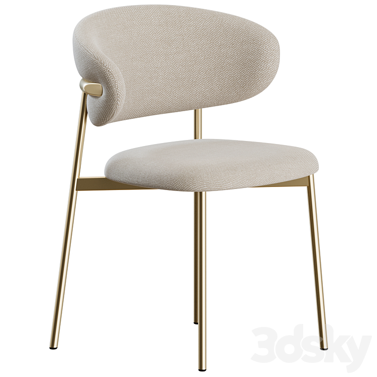 Oleandro Chair Metal by Calligaris 3DS Max Model - thumbnail 3