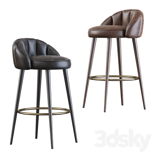 Olympia Bar Stool 3DSMax File - thumbnail 1