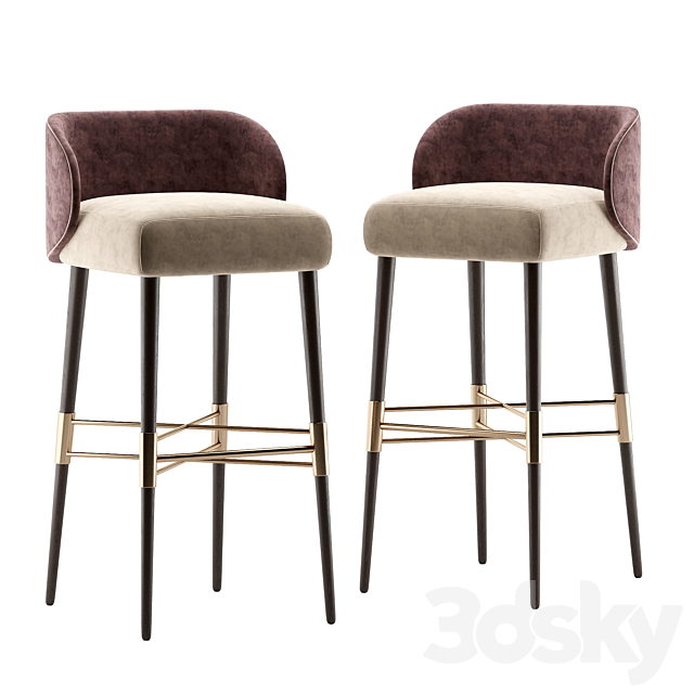 Olympia Bar Stool 3DSMax File - thumbnail 1