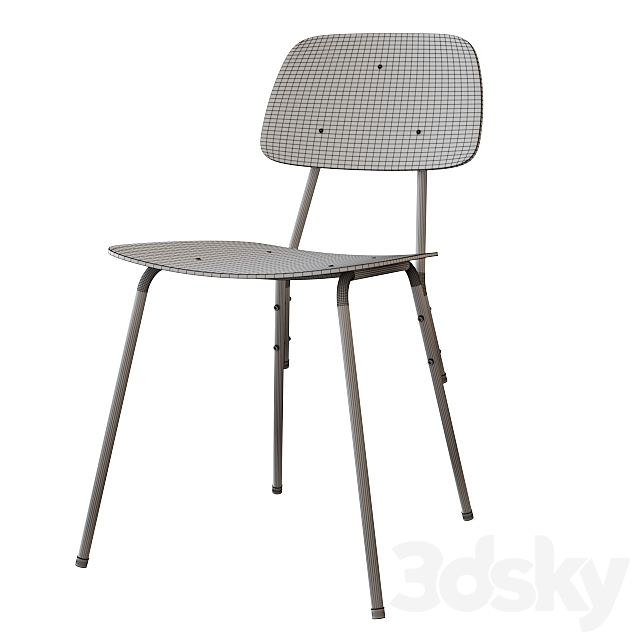 OPPA GINASIO CHAIR 3DS Max Model - thumbnail 3