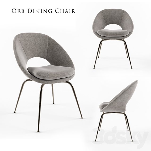 Orb Dining Chair 3DSMax File - thumbnail 1