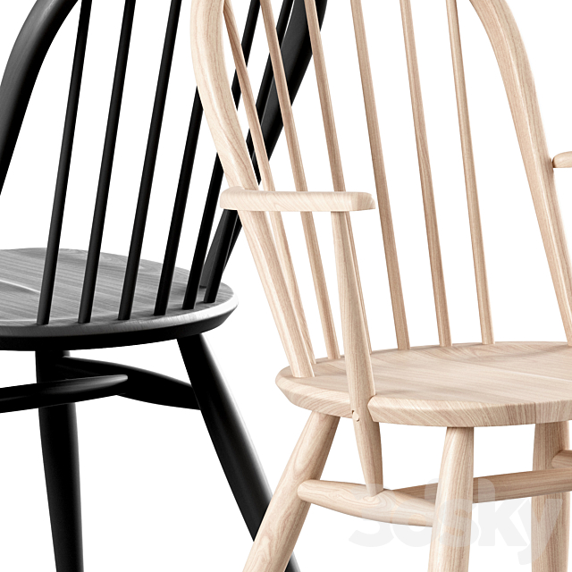 Originals Windsor Ercol 3ds Max - thumbnail 2