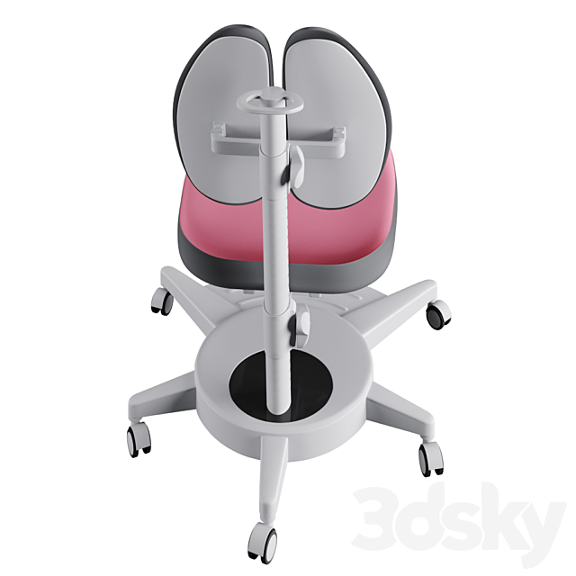 Orthopedic child seat pittore pink fundesk 3DS Max Model - thumbnail 3