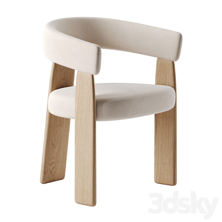 Oru chair by Andreu World 3DS Max Model - thumbnail 3