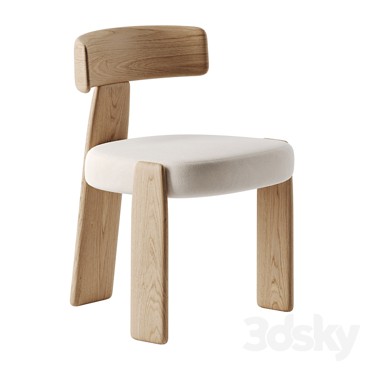 Oru chair by Andreu World 3DS Max Model - thumbnail 1