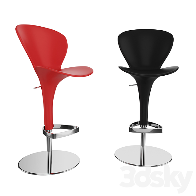 Oslo bar stool 3DSMax File - thumbnail 1