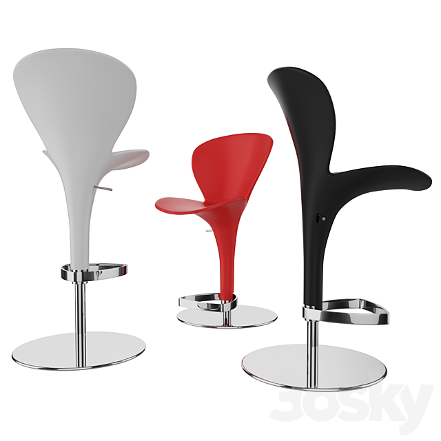 Oslo bar stool 3DSMax File - thumbnail 3