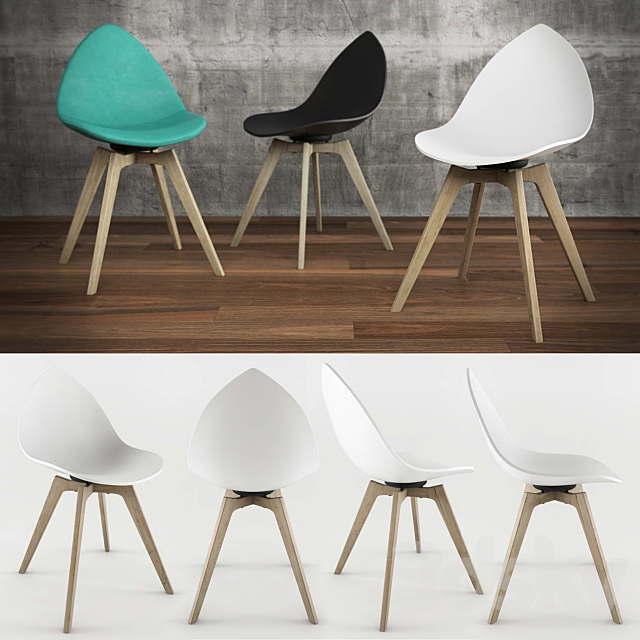 Ottawa Chairs by Karim Rashid 3DSMax File - thumbnail 2