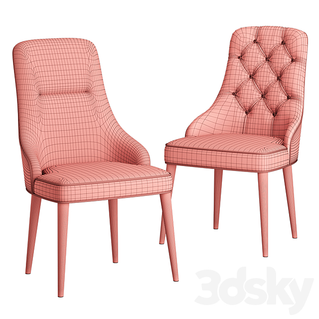 OTTI Chair 3DS Max Model - thumbnail 5