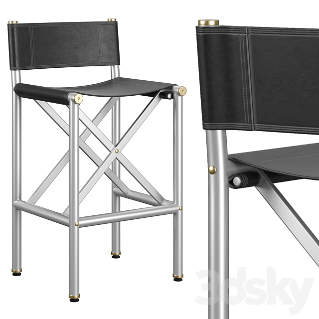 Palecek baxter barstool 3DSMax File - thumbnail 1