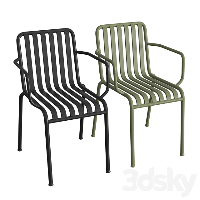 Palissade armchair 3ds Max - thumbnail 1