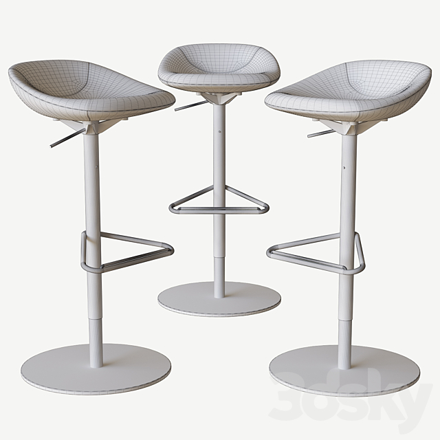 palm stool calligaris 02 3DSMax File - thumbnail 2