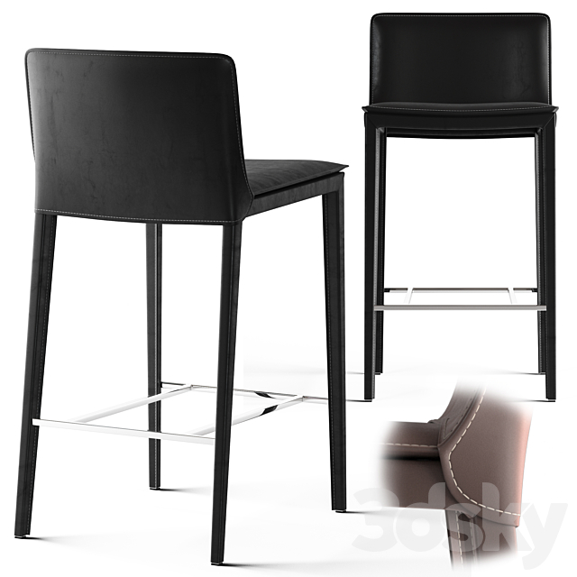 Palma stool 3DSMax File - thumbnail 2