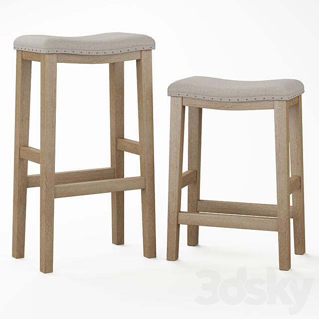 PB Selma Bar and Counterstool 3ds Max - thumbnail 1