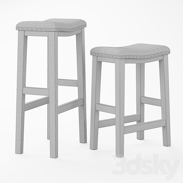 PB Selma Bar and Counterstool 3ds Max - thumbnail 3