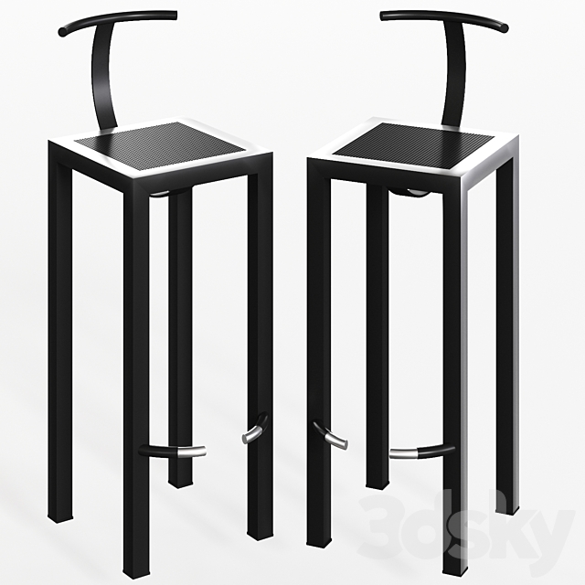 Philippe Starck Sarapis Stool 3DSMax File - thumbnail 1