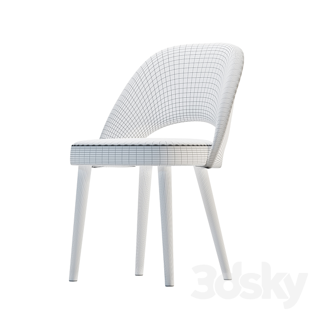 Pina’s chair 3DS Max Model - thumbnail 3