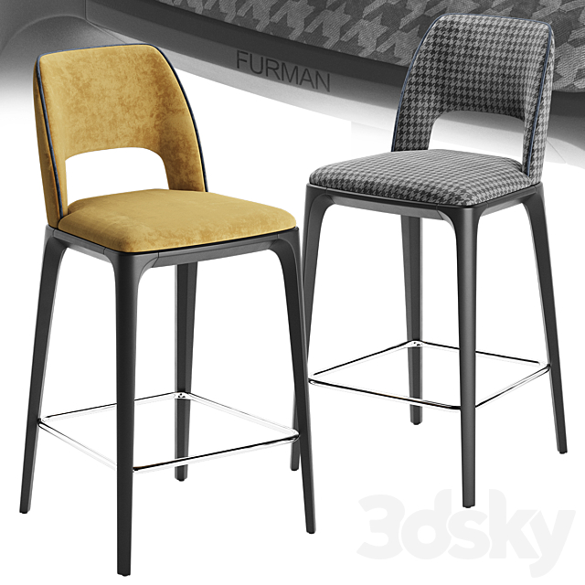 Play Furman Chair Bar 3DSMax File - thumbnail 1