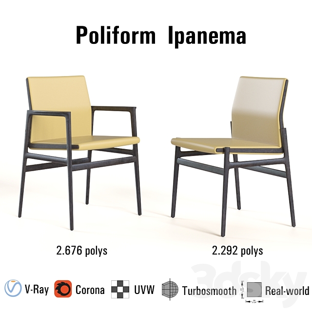 Poliform Ipanema 3DSMax File - thumbnail 1