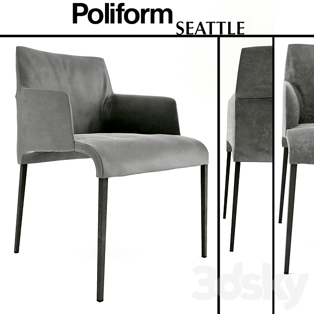 Poliform Seattle 3DSMax File - thumbnail 1