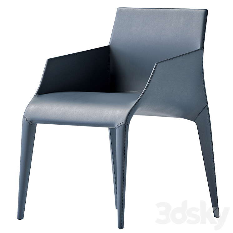 Poliform Seattle Chair 3DS Max Model - thumbnail 3