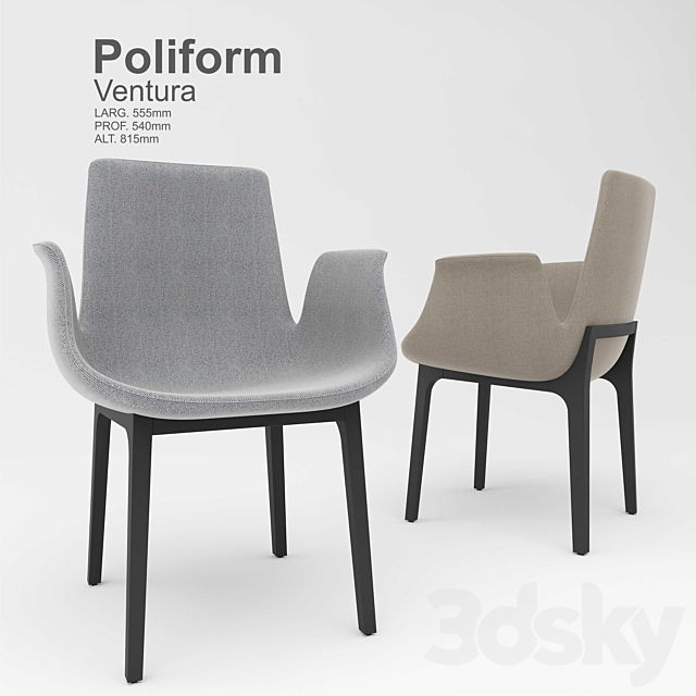 Poliform Ventura 3DS Max Model - thumbnail 1