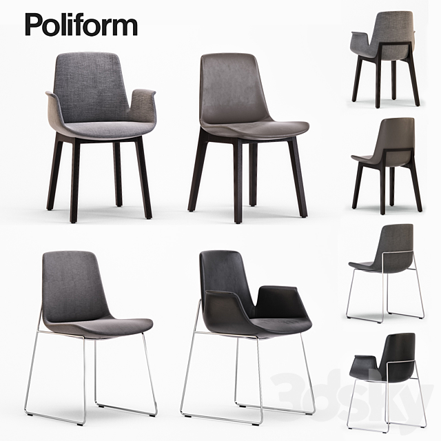 POLIFORM VENTURA CHAIR 3DSMax File - thumbnail 1