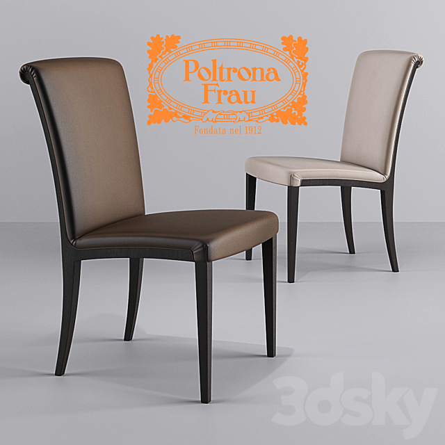 Poltrona Frau Samo Chair 3DSMax File - thumbnail 1