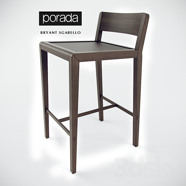 Porada _ BRYANT SGABELLO 3ds Max - thumbnail 1