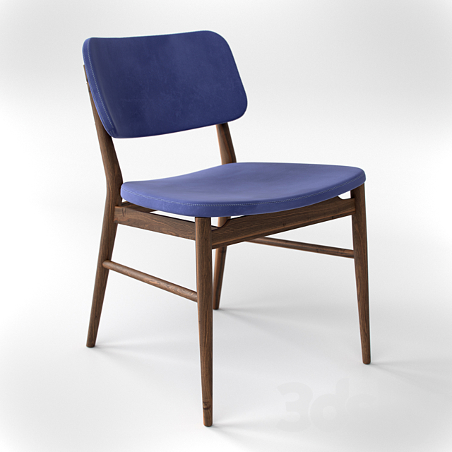 Porada Nissa chair 3DS Max Model - thumbnail 1