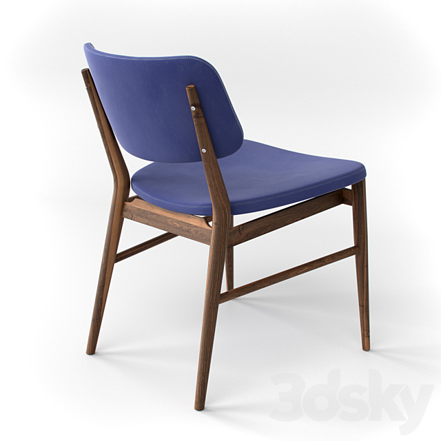 Porada Nissa chair 3DS Max Model - thumbnail 2