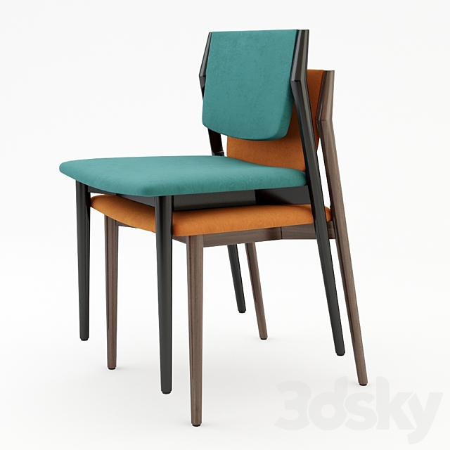 POTOCCO _ LUISA CHAIR 3DS Max Model - thumbnail 2