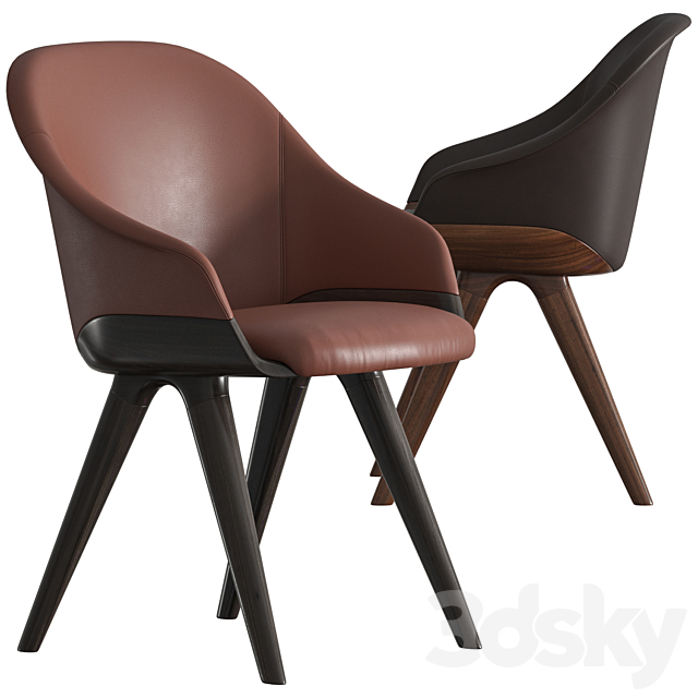 Potocco lyz armchair 3DSMax File - thumbnail 1