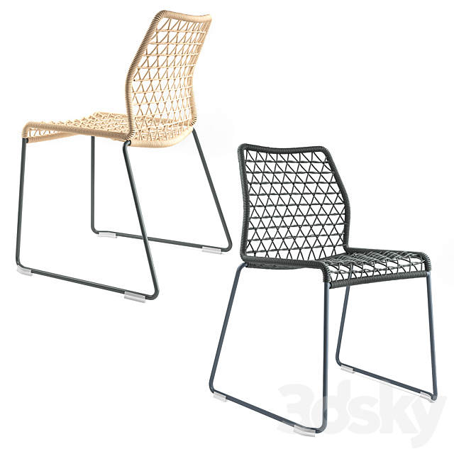 Potocco Vela Chair Outdoor 3ds Max - thumbnail 1