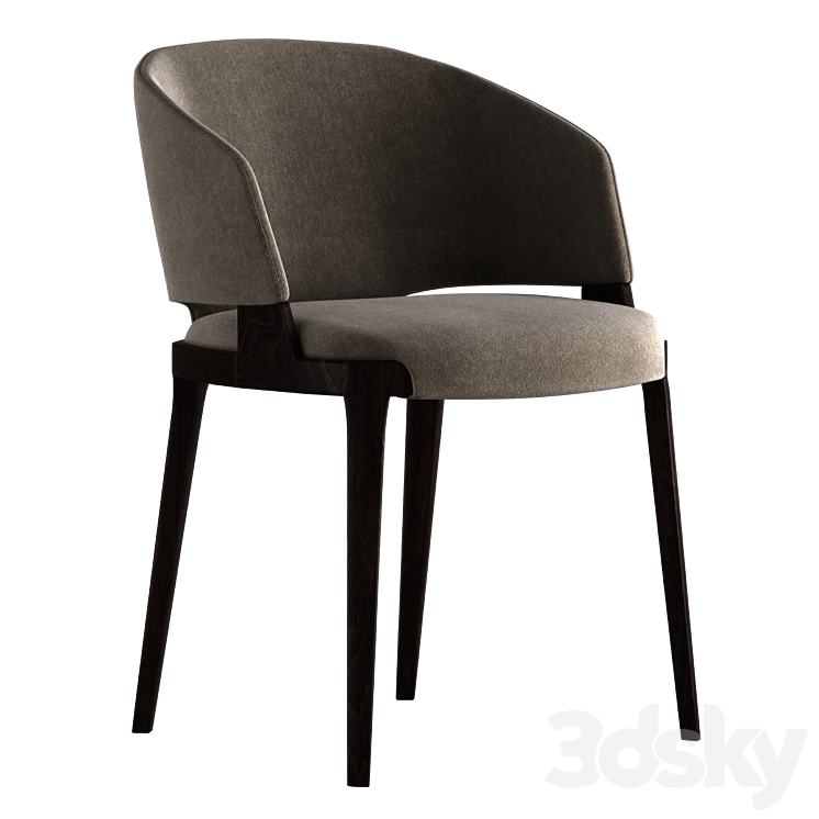 Potocco Velis Chair 3DS Max Model - thumbnail 1