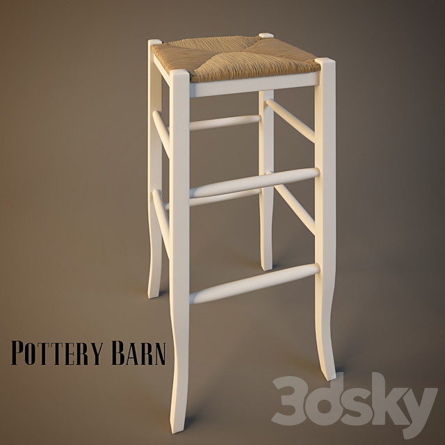 POTTERY BARN _ NAPOLEON BARSTOOL 3DSMax File - thumbnail 1