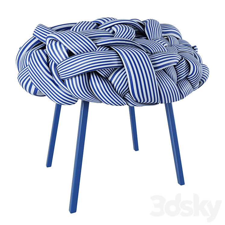 Pouf cloud 3DS Max Model - thumbnail 1