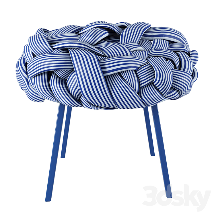 Pouf cloud 3DS Max Model - thumbnail 2