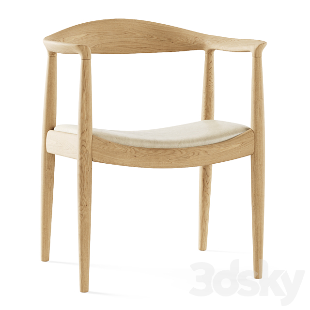 PP Mobler Wegner Chair PP503 _ Mobler chair 3DSMax File - thumbnail 2