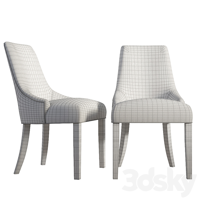 Preston Chair by Dantonehome 3DS Max Model - thumbnail 2