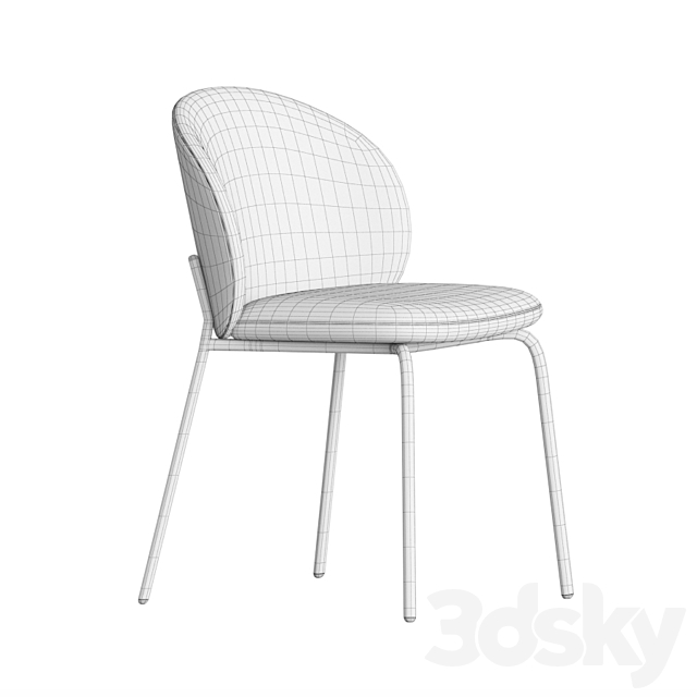 Princeton Chair by BoConcept 3DS Max Model - thumbnail 4