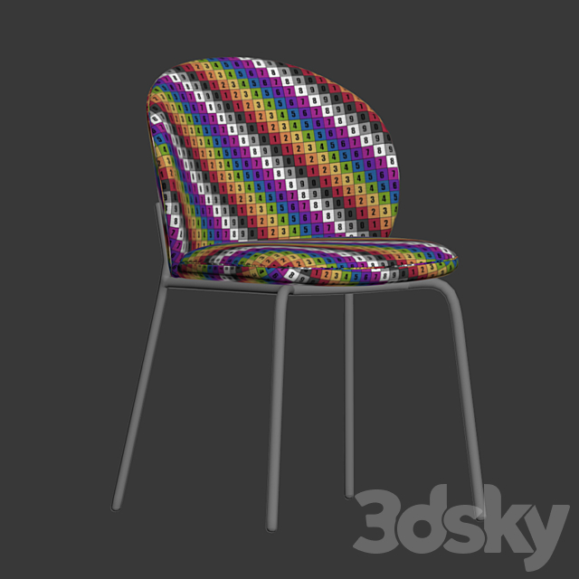 Princeton Chair by BoConcept 3DS Max Model - thumbnail 5