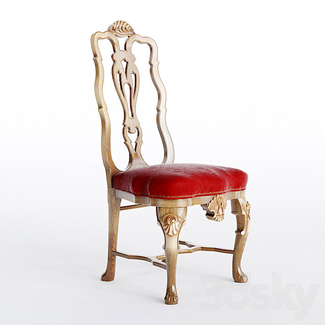 Provasi Carved Chair 3DSMax File - thumbnail 2