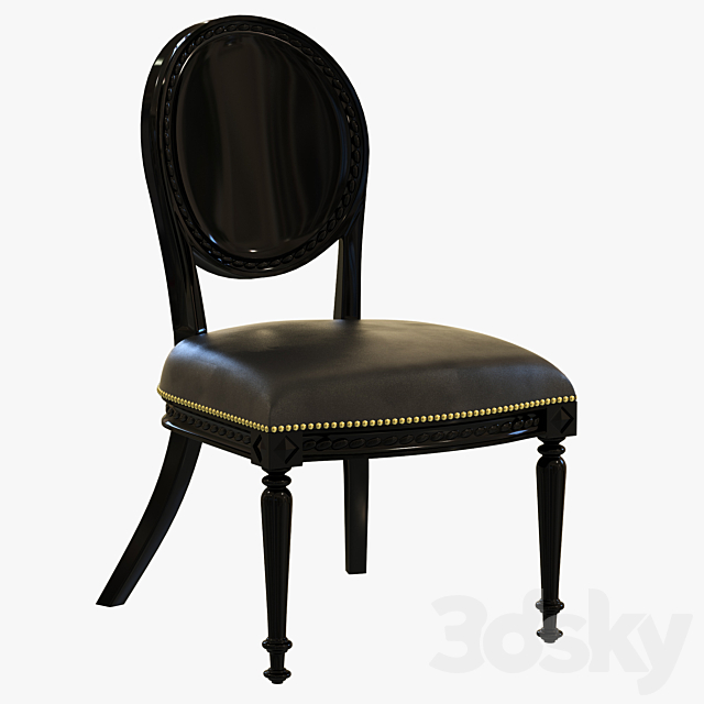 Ralph Lauren ONE FIFTH DINING ARM CHAIR 3DSMax File - thumbnail 1