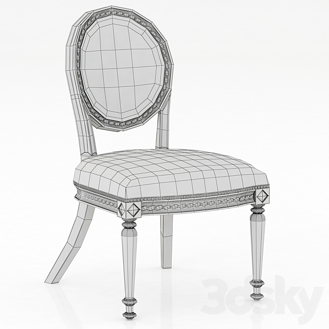 Ralph Lauren ONE FIFTH DINING ARM CHAIR 3DSMax File - thumbnail 3