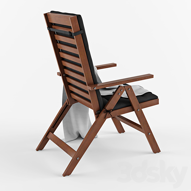 Reclining Chair Ikea ÄPPLARÖ 3ds Max - thumbnail 2